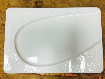 雪花紋長方平板