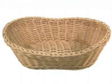 仿藤麵包籃(粉咖啡)